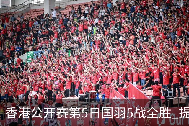 香港公开赛第5日国羽5战全胜 提前包揽混双冠亚军